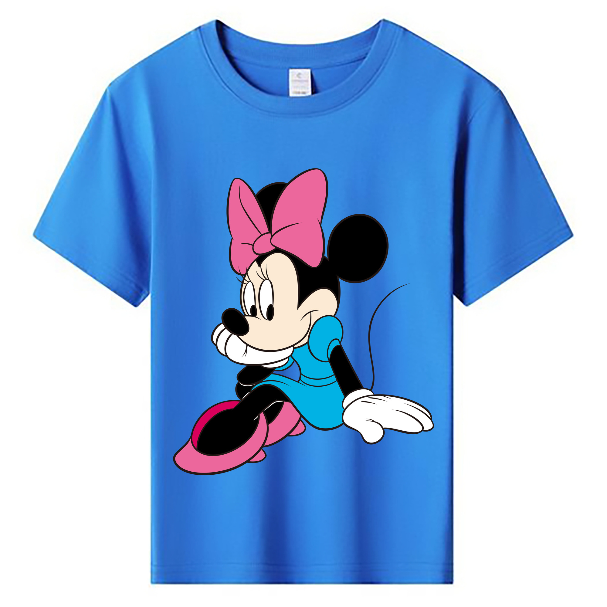 ミッキーマウス Mickey Mouse 綿100％キッズTシャツ（フロントプリント）